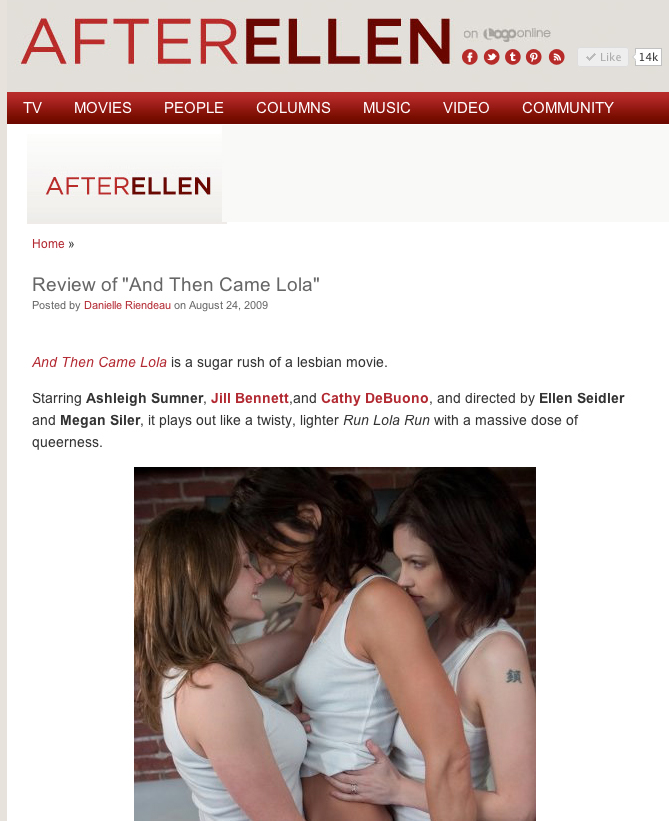 And Then Came Lola Afterellen.com review